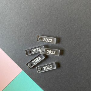 Pingente cristal 2022 (5un)